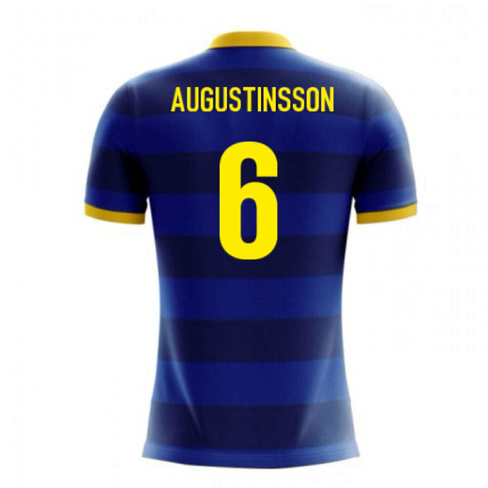 2020-2021 Sweden Airo Concept Away Shirt (Augustinsson 6 ...