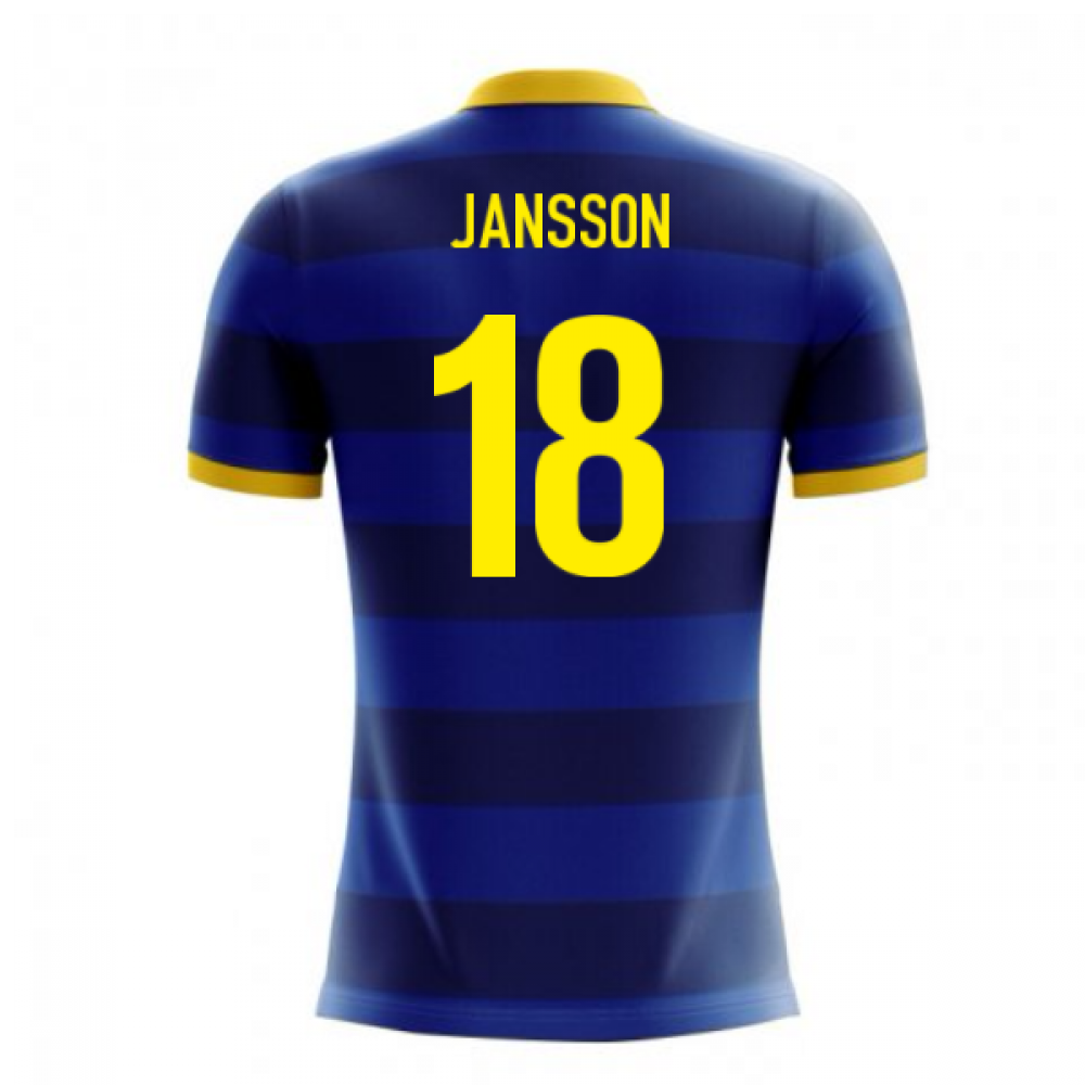 2024-2025 Sweden Airo Concept Away Shirt (Jansson 18) - Kids