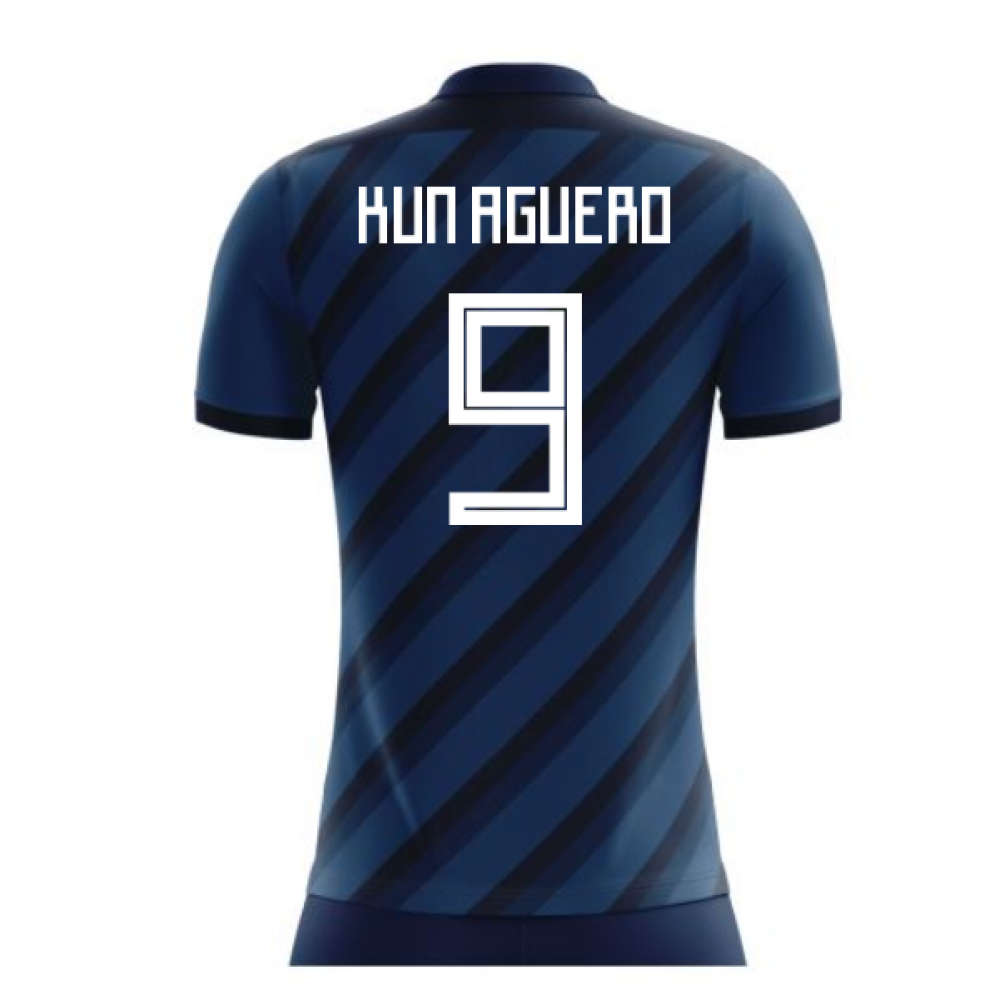 2024-2025 Argentina Concept Shirt (Kun Aguero 9) - Kids