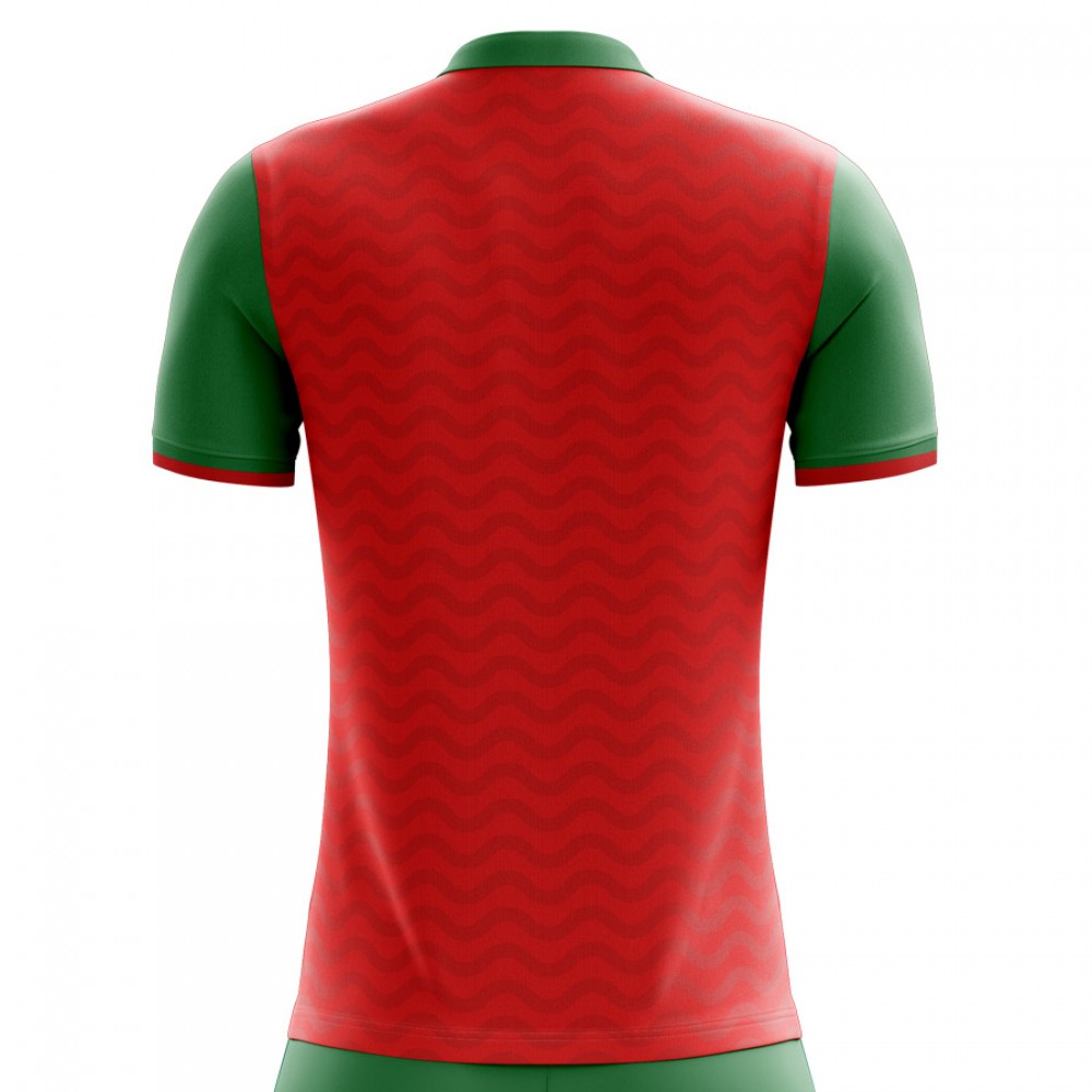 Morocco home kids kit soccer children first football shirt mini