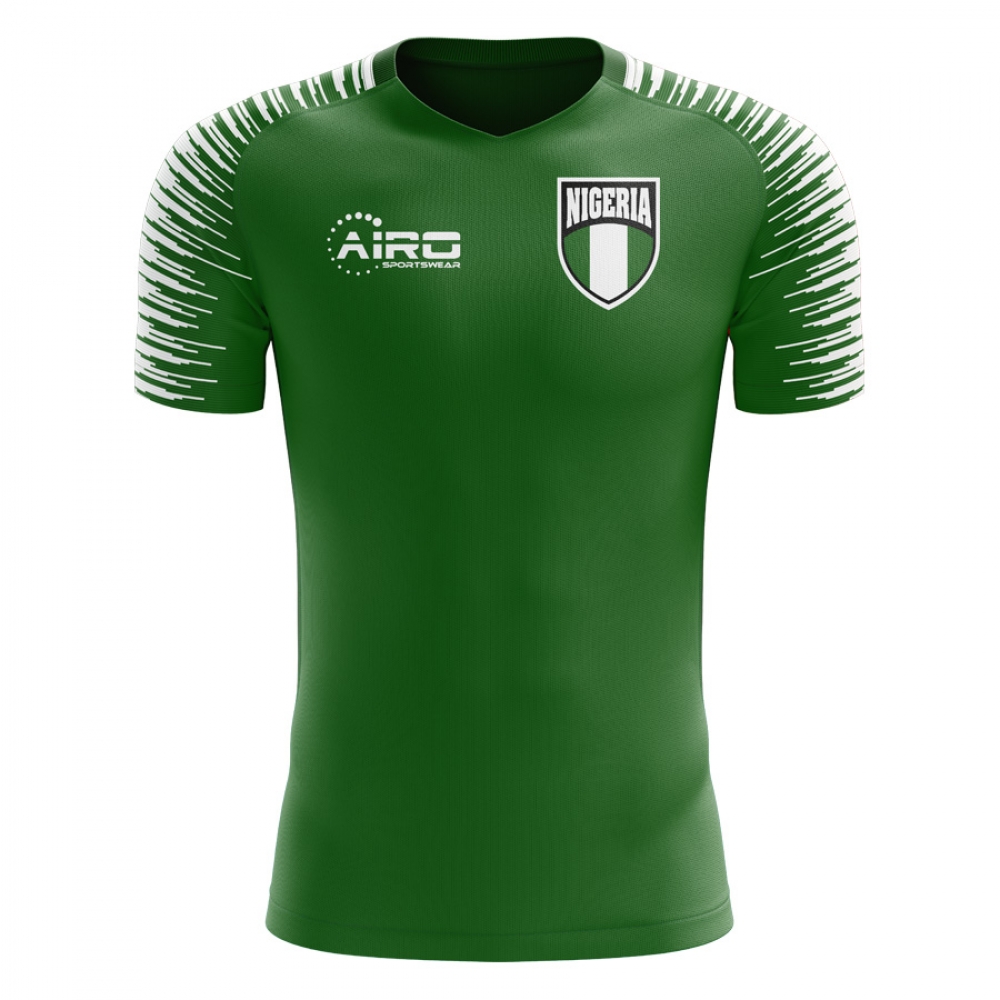 2024-2025 Nigeria Home Concept Football Shirt - Kids (Long Sleeve)