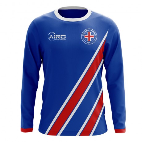 2024-2025 Iceland Long Sleeve Home Concept Football Shirt (Kids)