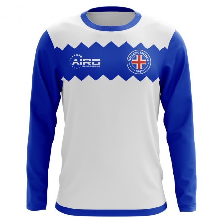 2024-2025 Iceland Long Sleeve Away Concept Football Shirt (Kids)