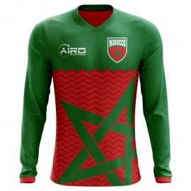 2024-2025 Morocco Long Sleeve Home Concept Football Shirt