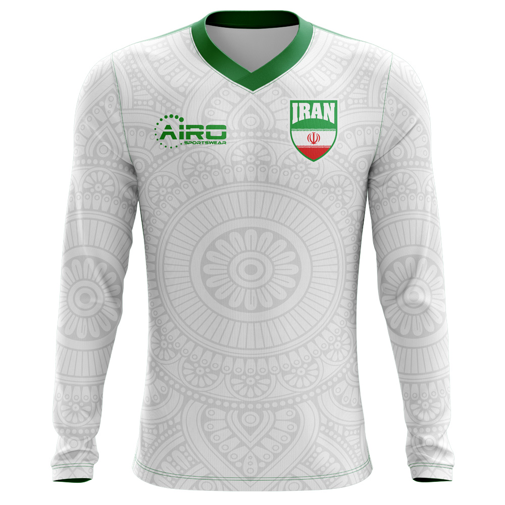 2024-2025 Iran Long Sleeve Home Concept Football Shirt (Kids)