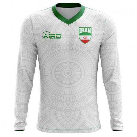 2024-2025 Iran Long Sleeve Home Concept Football Shirt (Kids)