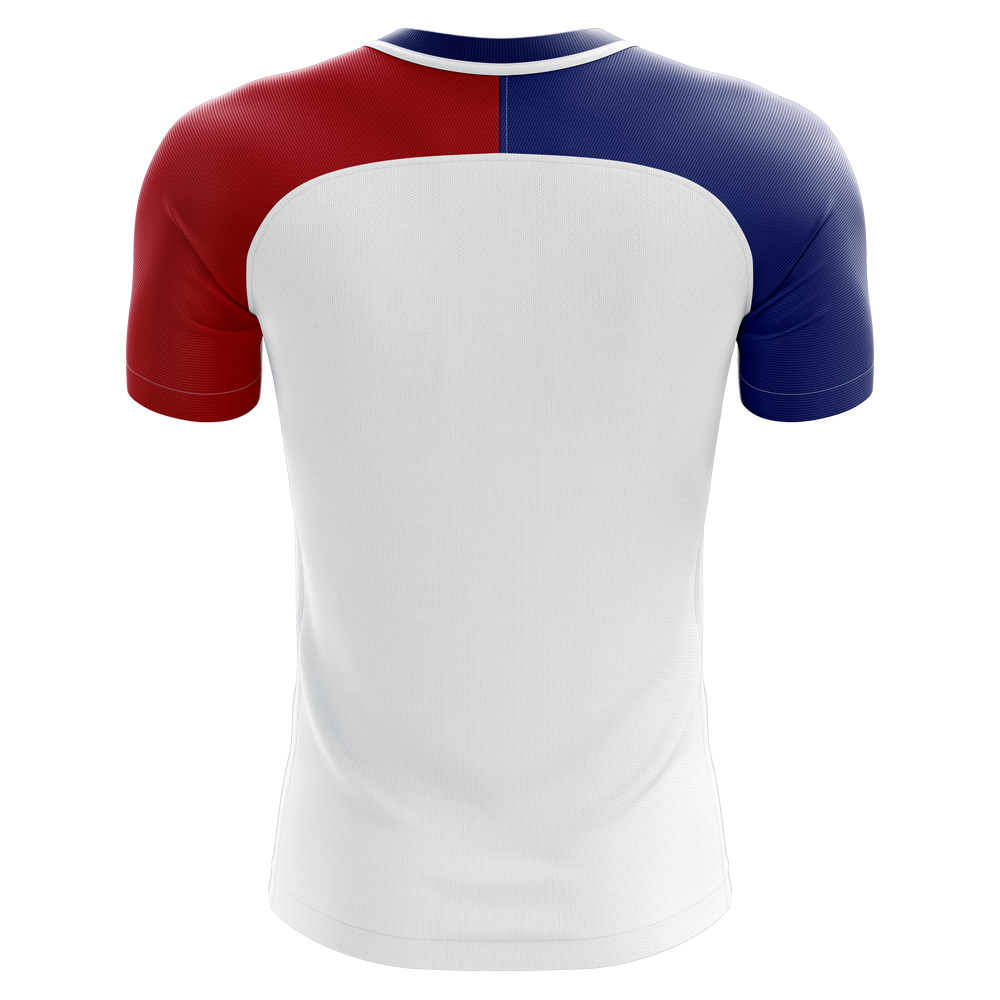 Dominicana Full Button Sublimated Jersey White/Royal – Peligro Sports