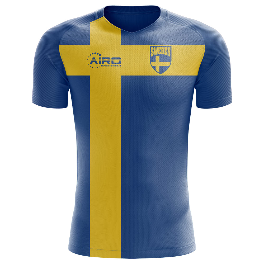 2024-2025 Sweden Flag Concept Football Shirt (Kids)