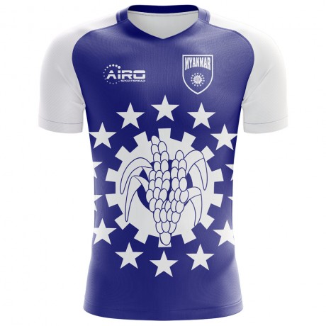 2024-2025 Myanmar Home Concept Football Shirt - Kids (Long Sleeve)