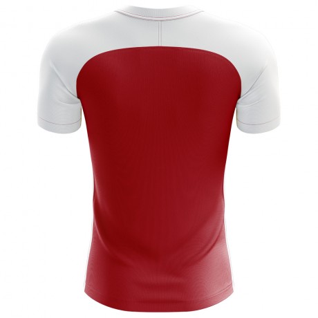 2024-2025 South Korea Flag Concept Football Shirt - Kids (Long Sleeve)