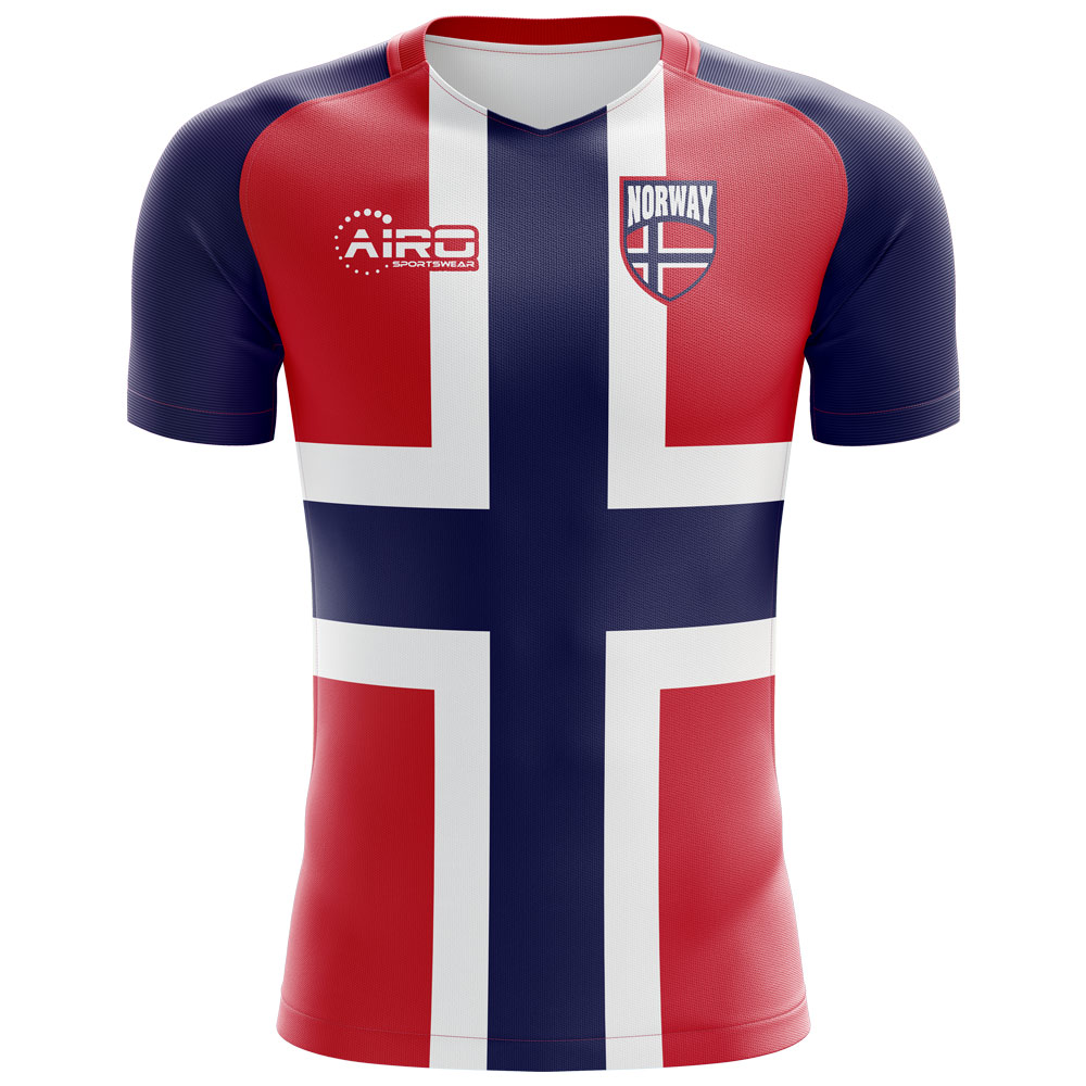 Norway 2023-2024 Home Concept Football Kit (Airo) (HAALAND 23)