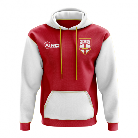 Guernsey Concept Country Football Hoody (Red)