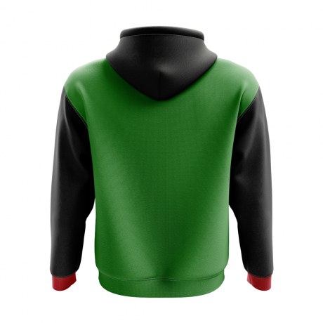 Saint Kitts and Nevis Concept Country Football Hoody (Green)