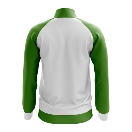 Equatorial Guinea Concept Football Track Jacket (White) - Kids