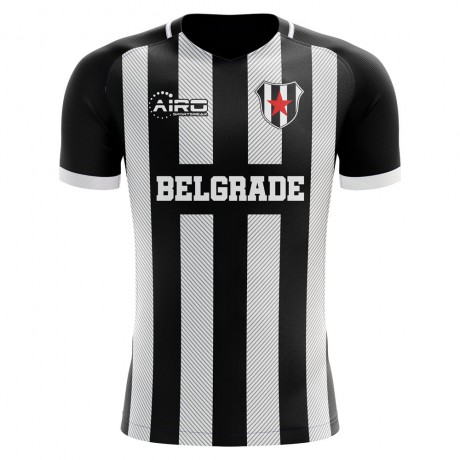 2024-2025 Partizan Belgrade Home Concept Football Shirt - Kids (Long Sleeve)