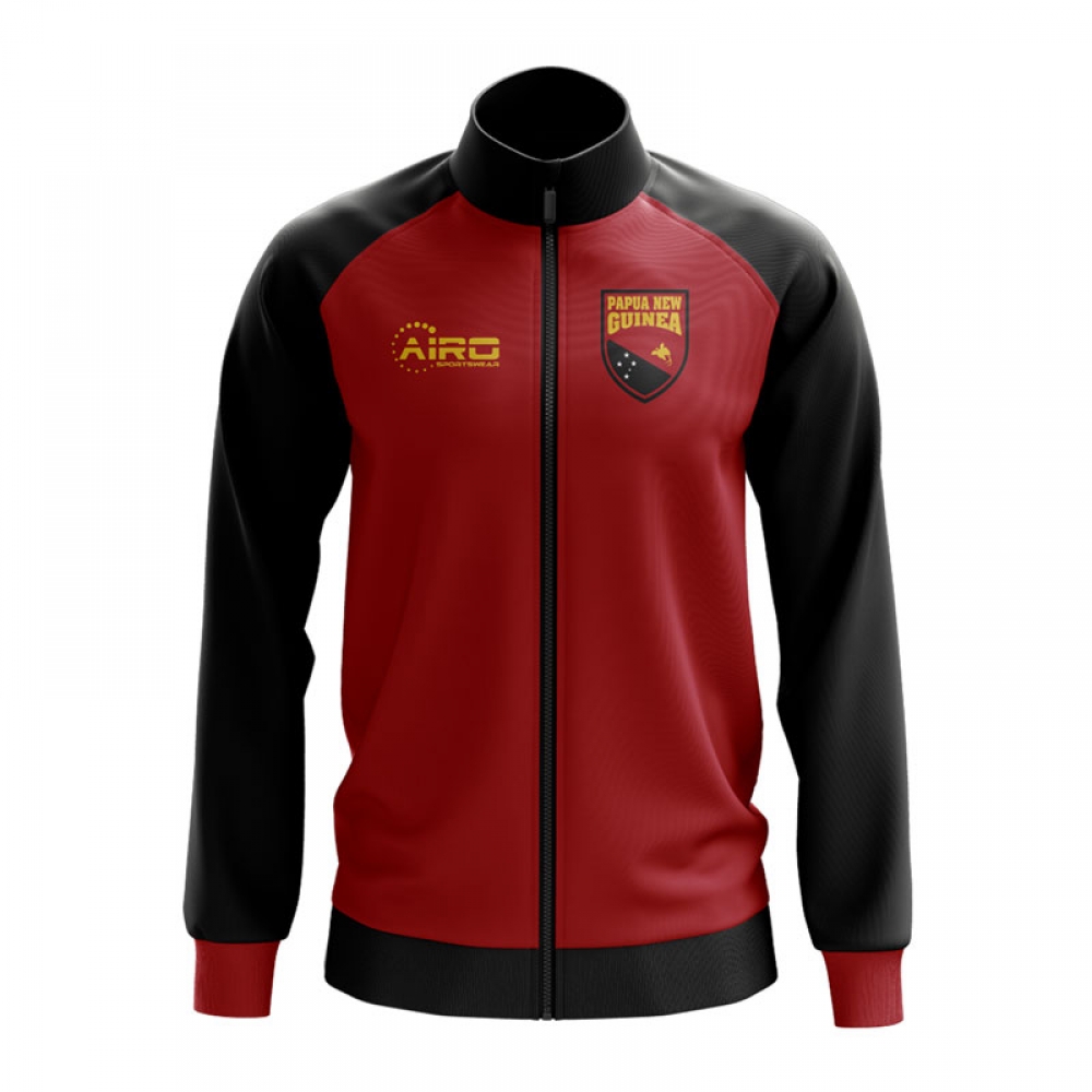 Papua New Guinea Concept Football Track Jacket (Red)