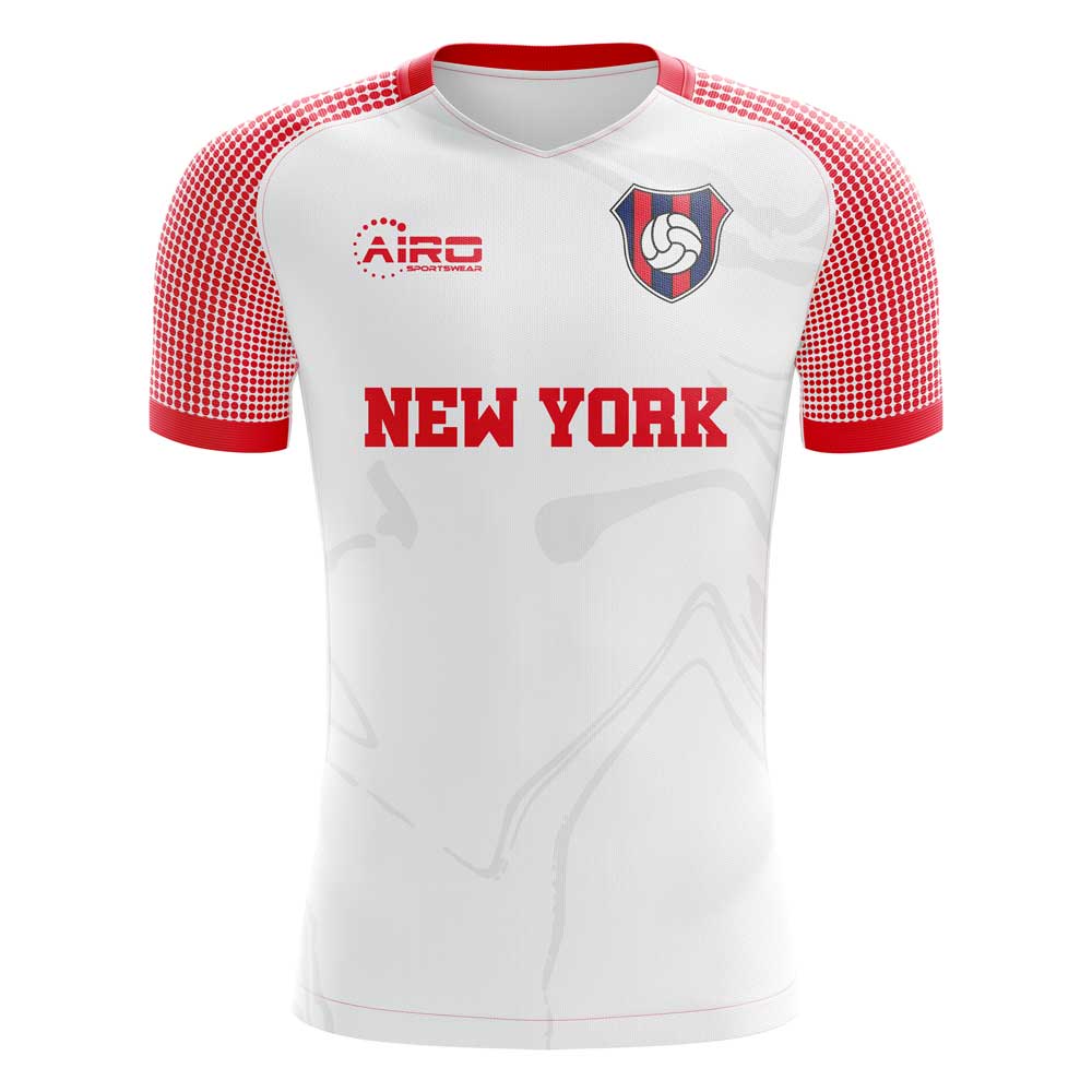 2024-2025 New York Home Concept Football Shirt - Kids (Long Sleeve)
