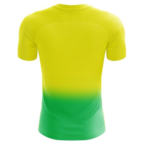 2024-2025 Norwich Home Concept Football Shirt - Kids (Long Sleeve)