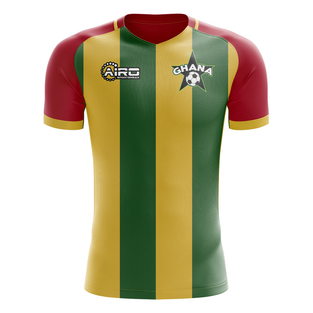 2024-2025 Ghana Home Concept Football Shirt - Kids (Long Sleeve)