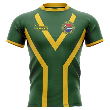 2024-2025 South Africa Springboks Flag Concept Rugby Shirt (Montgomery 15)