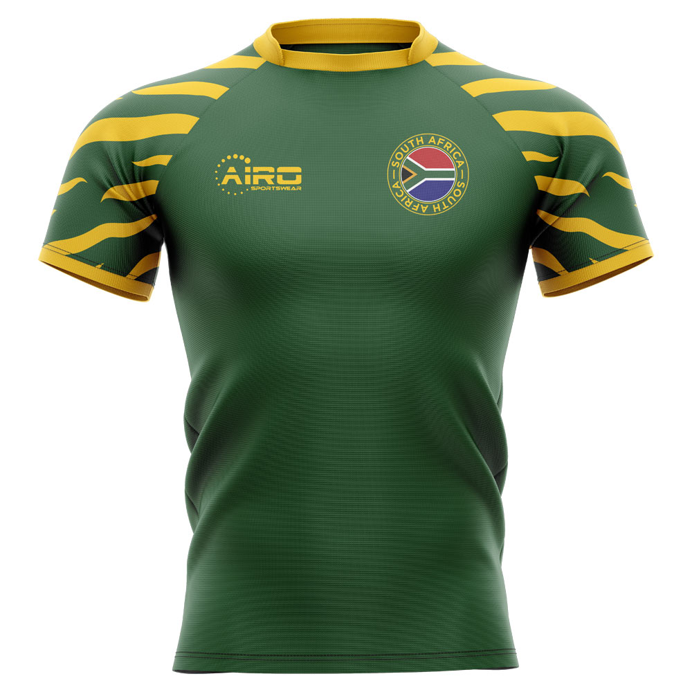 2024-2025 South Africa Springboks Home Concept Rugby Shirt - Kids (Long Sleeve)