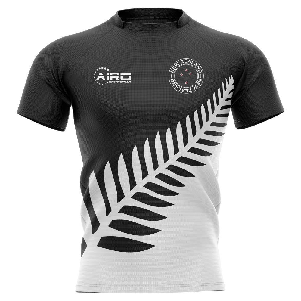 20232024 New Zealand All Blacks Fern Concept Rugby Shirt