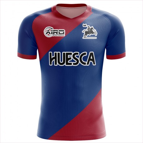 2024-2025 SD Huesca Home Concept Football Shirt - Adult Long Sleeve