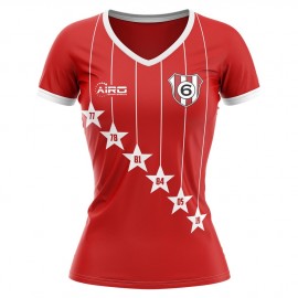 2024-2025 Liverpool 6 Time Champions Concept Football Shirt - Womens