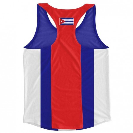 Cuba Flag Running Vest