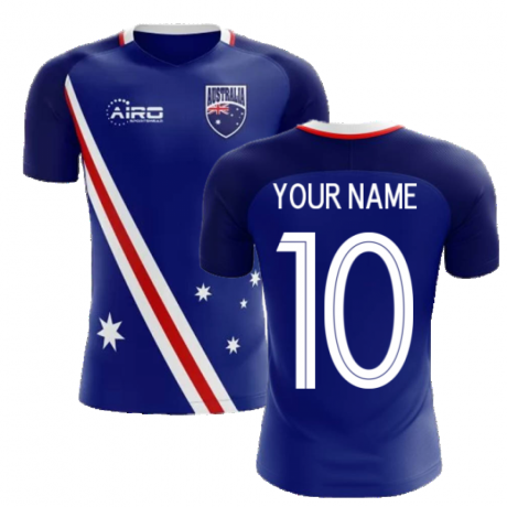 2024-2025 Australia Flag Away Concept Football Shirt (Your Name)