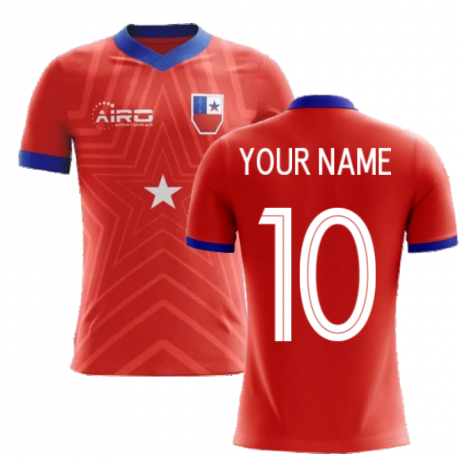 2024-2025 Chile Home Concept Football Shirt (Your Name)