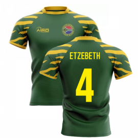 2024-2025 South Africa Springboks Home Concept Rugby Shirt (Etzebeth 4)