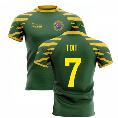 2024-2025 South Africa Springboks Home Concept Rugby Shirt (Toit 7)