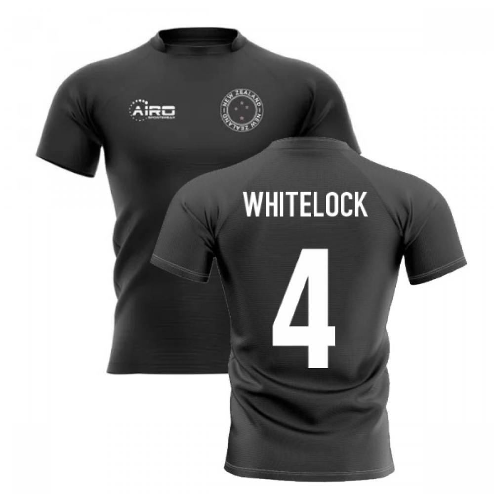 2024-2025 New Zealand Home Concept Rugby Shirt (Whitelock 4)