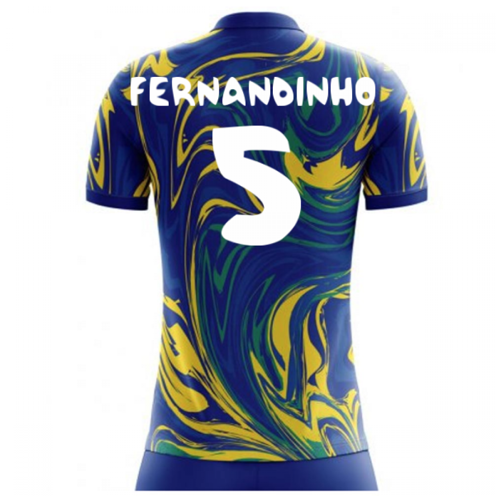 2024-2025 Brazil Away Concept Shirt (Fernandinho 5)