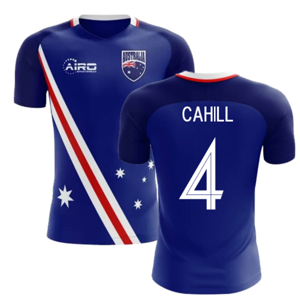 2024-2025 Australia Flag Away Concept Football Shirt (Cahill 4)