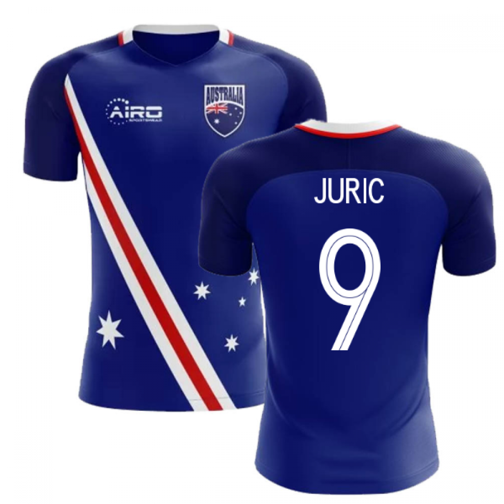 2024-2025 Australia Flag Away Concept Football Shirt (Juric 9)