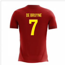 2024-2025 Belgium Airo Concept Home Shirt (De Bruyne 7)