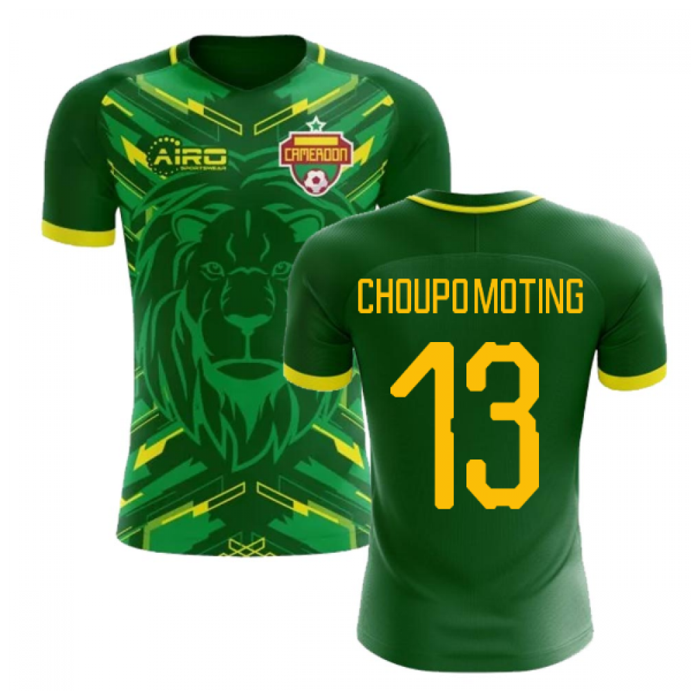 20242025 Cameroon Home Concept Football Shirt (ChoupoMoting 13) Kids