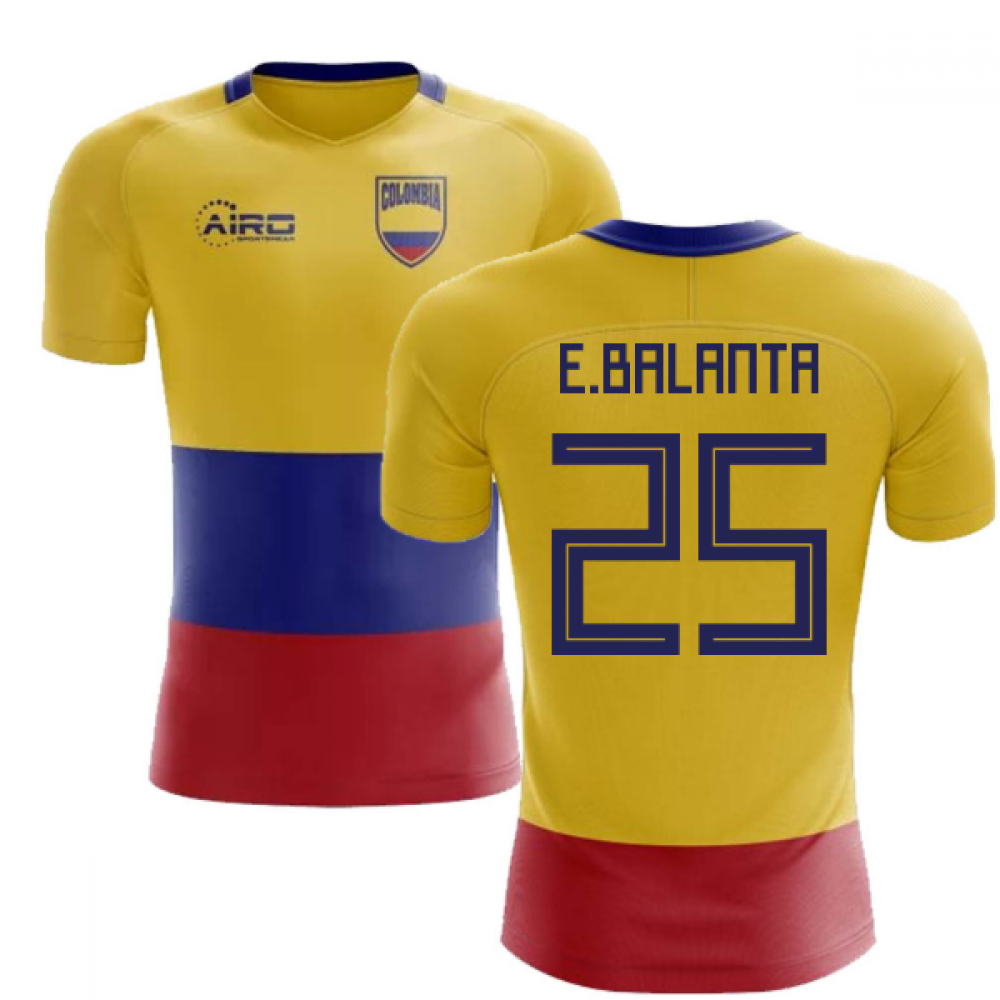 2024-2025 Colombia Flag Concept Football Shirt (E.Balanta 25)