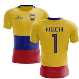 2024-2025 Colombia Flag Concept Football Shirt (Higuita 1)