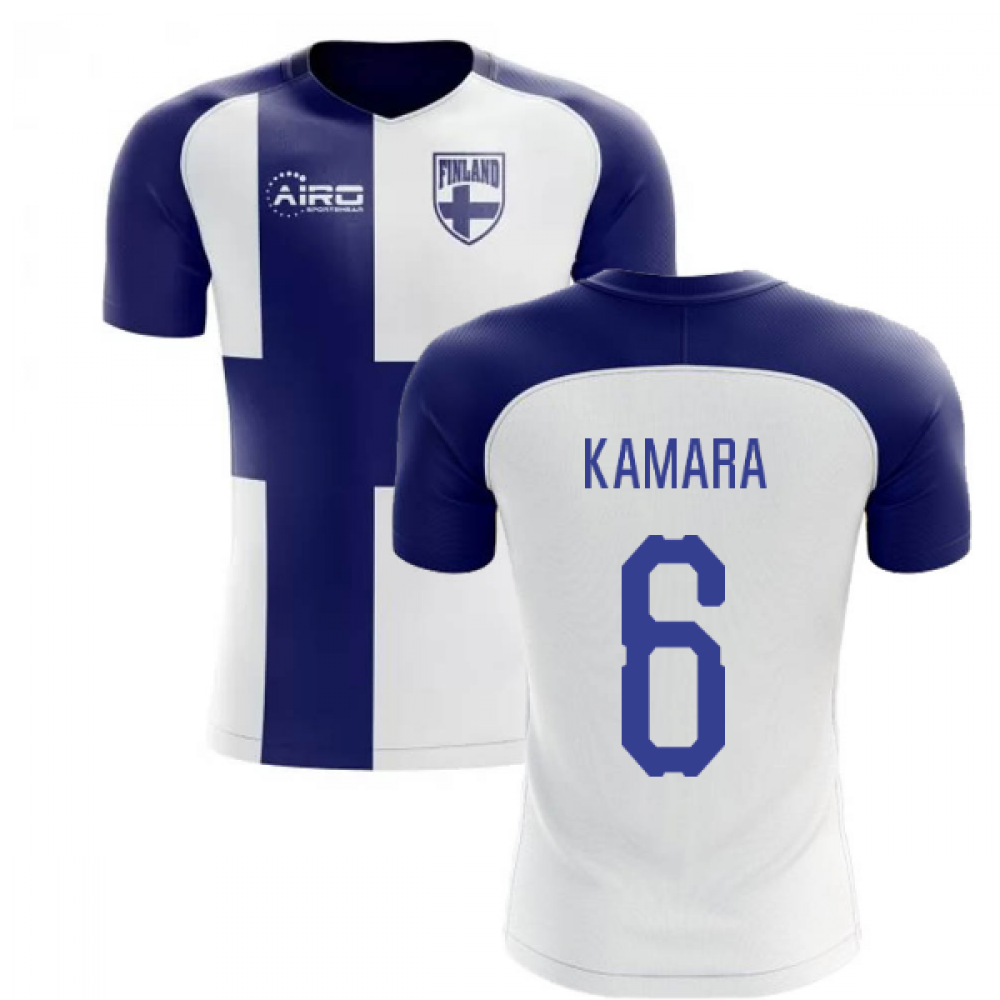 2024-2025 Finland Flag Concept Shirt (Kamara 6)