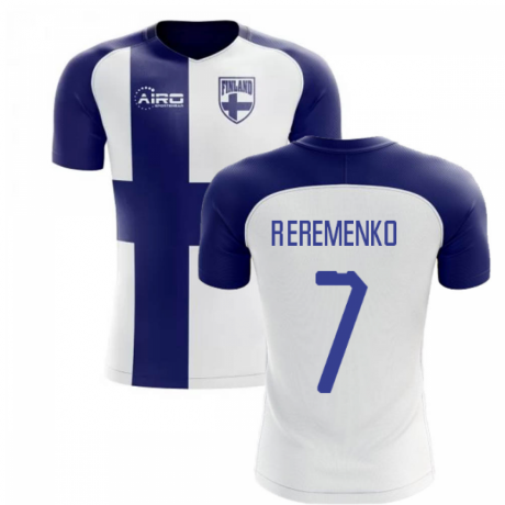 2024-2025 Finland Flag Concept Shirt (R.EREMENKO 7)