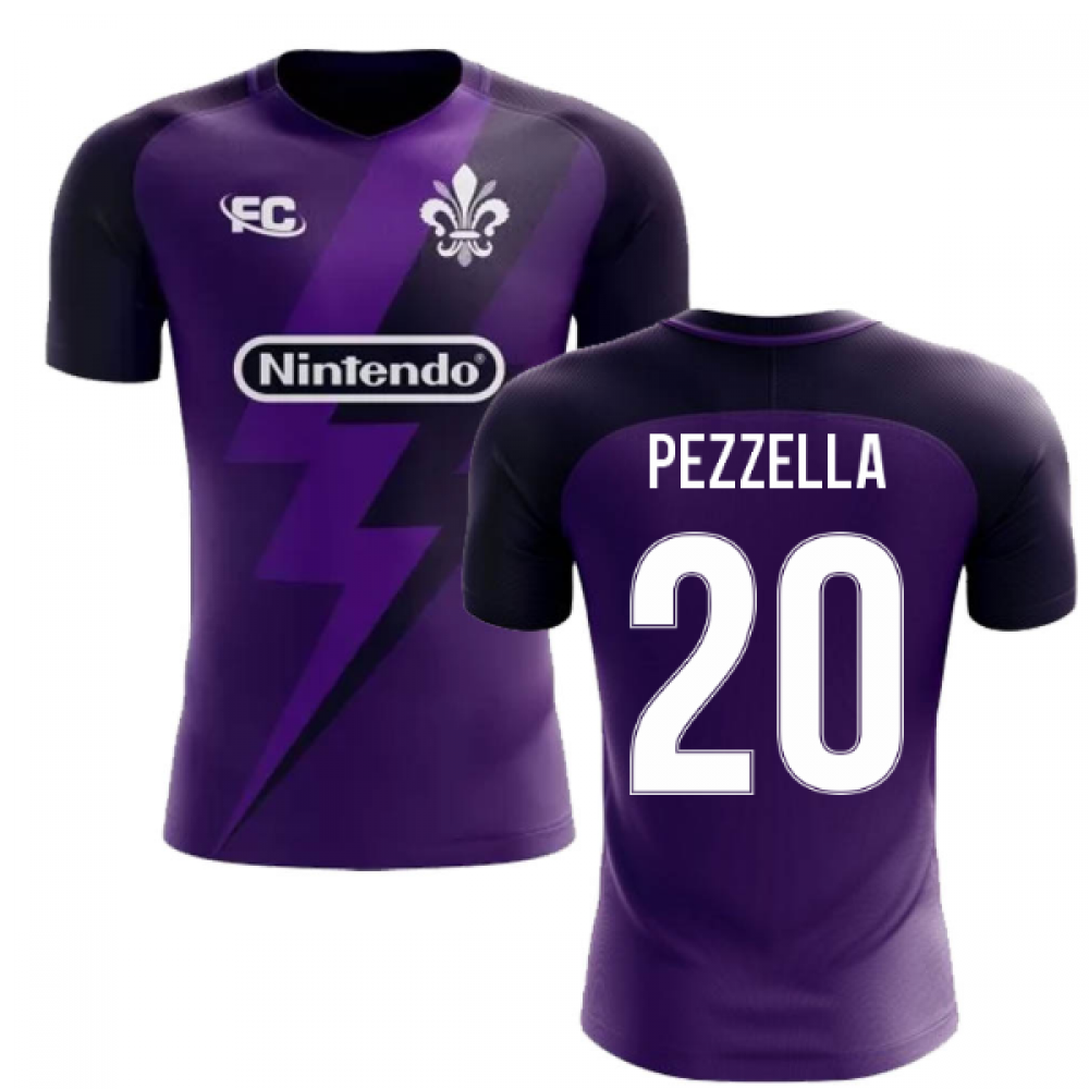 2024-2025 Fiorentina Fans Culture Home Concept Shirt (Pezzella 20) - Kids