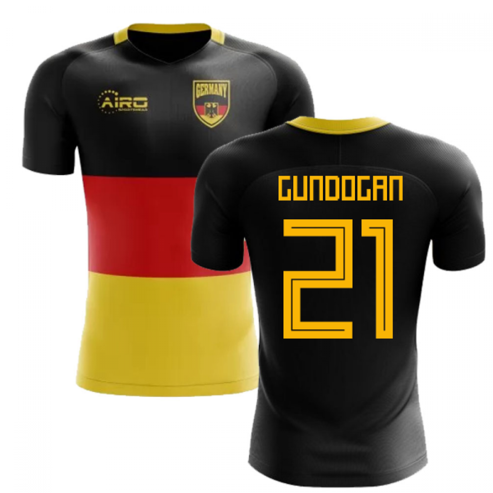 2024-2025 Germany Flag Concept Football Shirt (Gundogan 21)