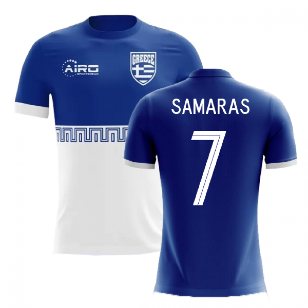 2024-2025 Greece Away Concept Football Shirt (SAMARAS 7) - Kids