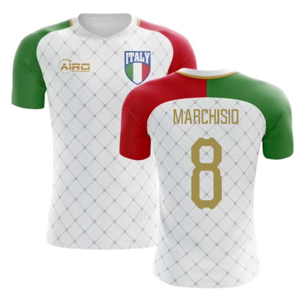 2024-2025 Italy Away Concept Football Shirt (Marchisio 8) - Kids