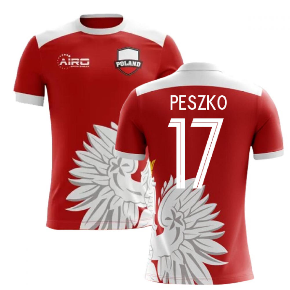 2024-2025 Poland Away Concept Football Shirt (Peszko 17) - Kids