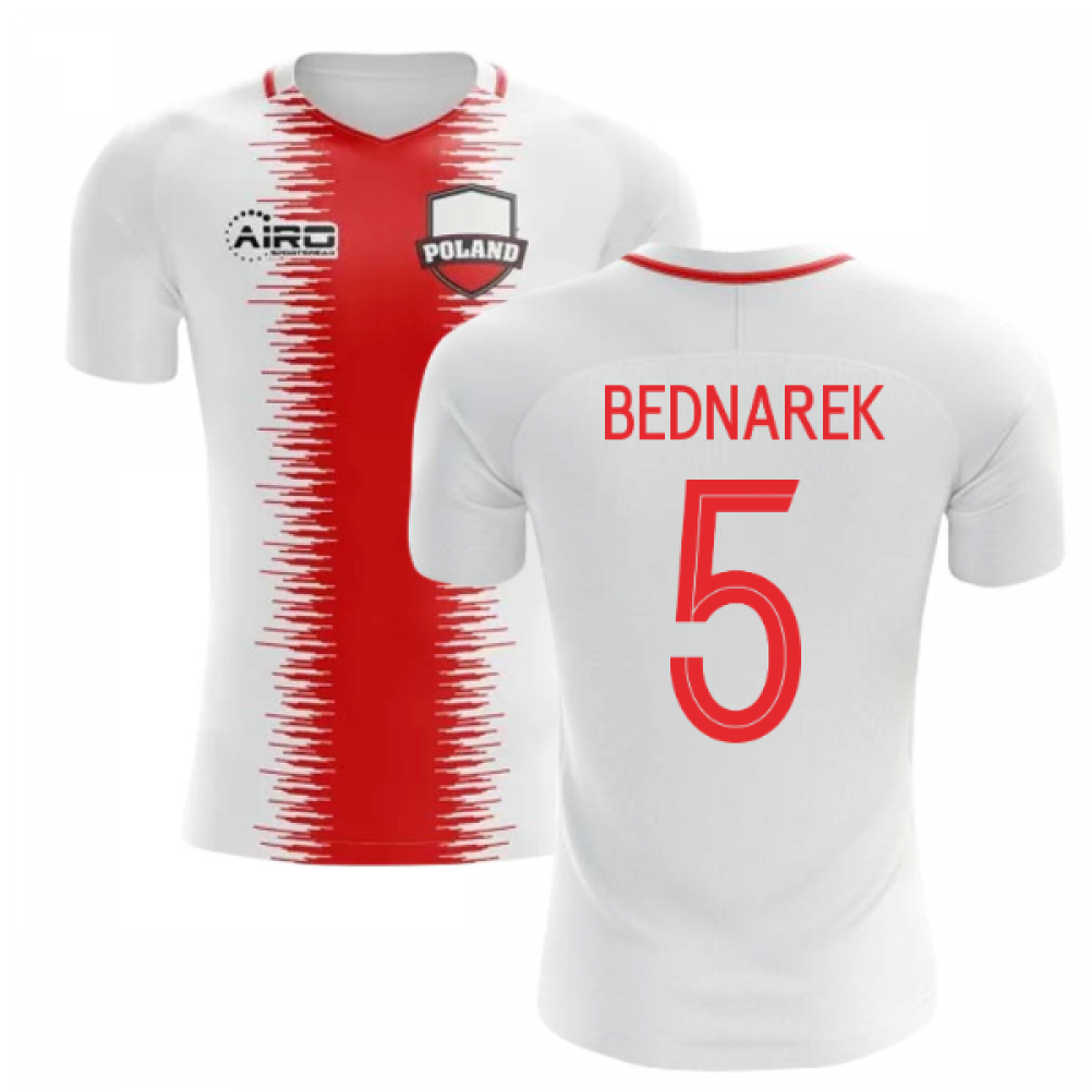 2024-2025 Poland Home Concept Football Shirt (Bednarek 5) - Kids