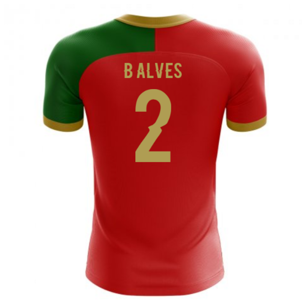 2024-2025 Portugal Flag Home Concept Football Shirt (B Alves 2)